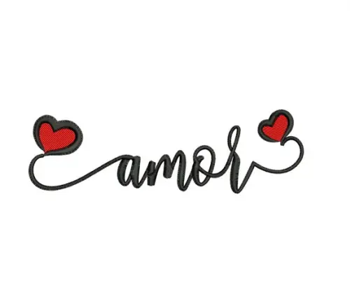 Matriz de Bordado Amor 02