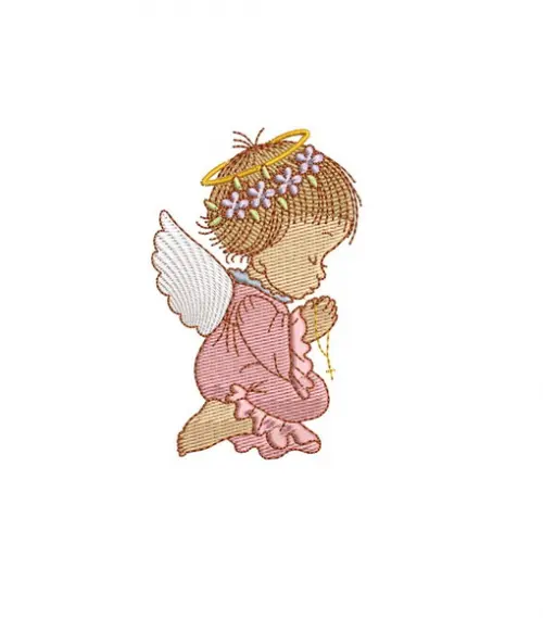 Matriz de Bordado Anjo Menina_02