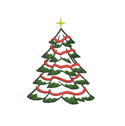 Matriz de Bordado Arvore de Natal 04