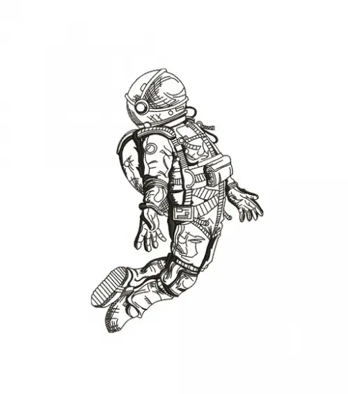 Matriz de Bordado Astronauta