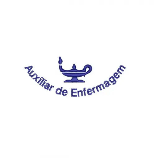 Matriz de Bordado Auxiliar de Enfermagem