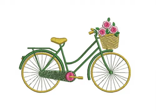 Matriz de bordado Bicicleta 08
