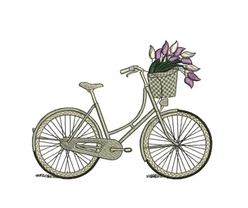 Matriz de bordado Bicicleta 07