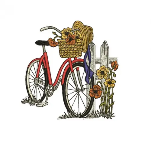 Matriz de bordado Bicicleta 05