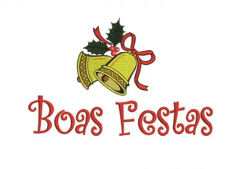 Matriz de Bordado Boas Festas