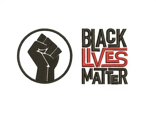 Matriz de Bordado Black Lives Matter_Vidas Negras Importam