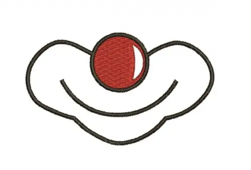 Matriz de Bordado Boca Palhaço 01