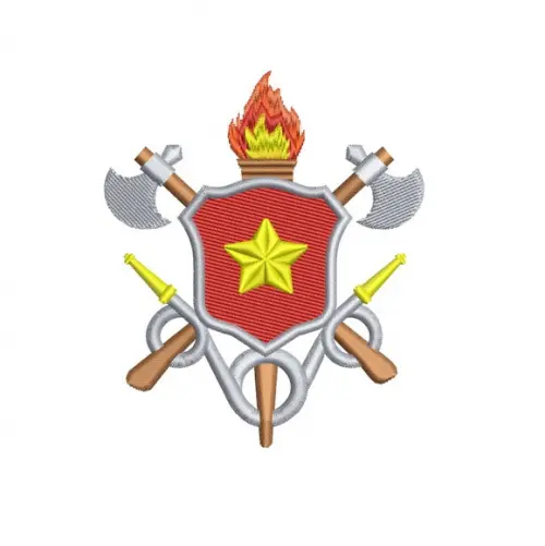 Matriz de Bordado Bombeiro 01