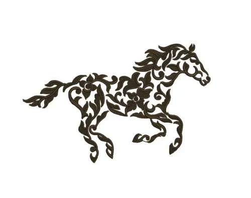 Matriz de bordado Cavalo 12