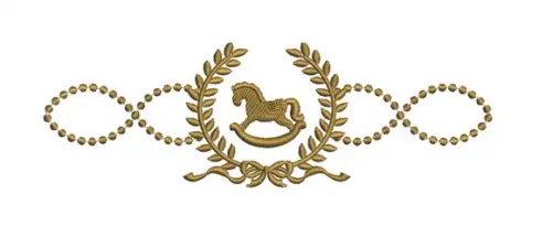 Matriz de Bordado Cavalo Balanço Ramos