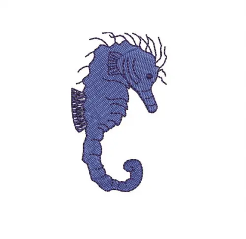 Matriz de Bordado Cavalo Marinho 02