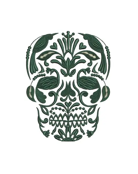 Matriz de Bordado Caveira Masculina
