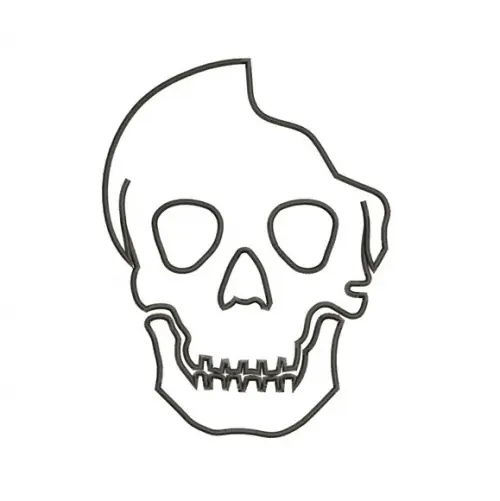 Matriz de Bordado Caveira 01