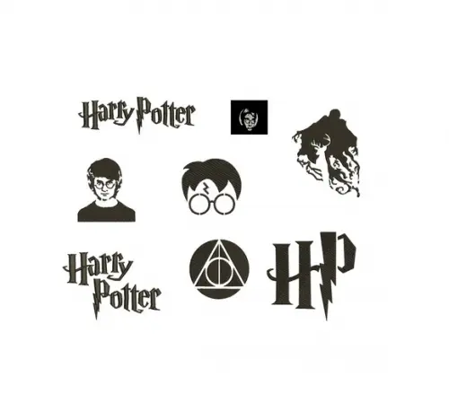 Matriz de Bordado Coleção Harry Potter