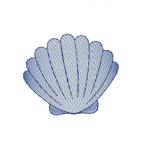 Matriz de Bordado Concha 02
