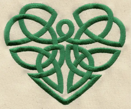 Matriz de Bordado Coração Viking