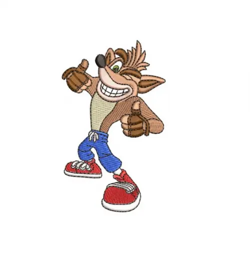 Matriz de Bordado Crash Bandicoot
