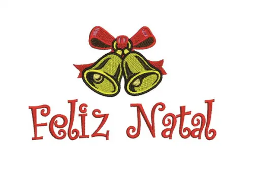 Matriz de Bordado Feliz Natal 02