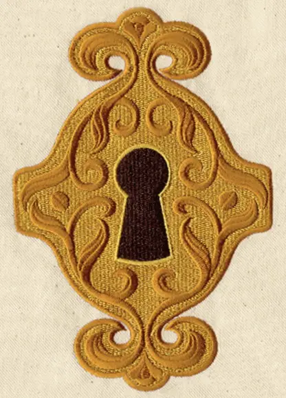 Matriz de Bordado Fechadura