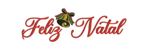Matriz de Bordado Feliz Natal 01