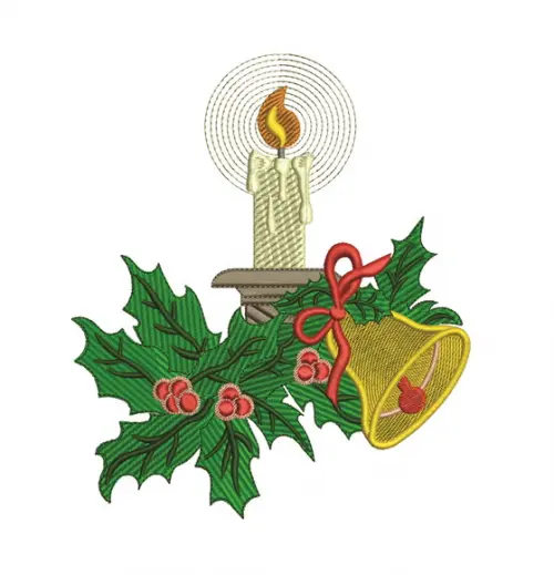 Matriz de Bordado Feliz Natal 07