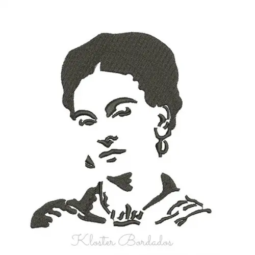 Matriz de Bordado Frida_04
