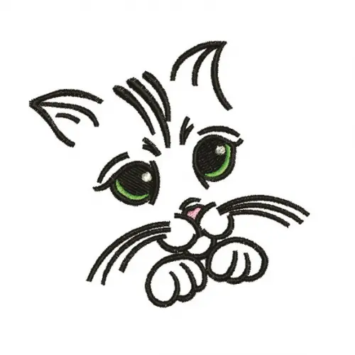 Matriz de Bordado Gatinho
