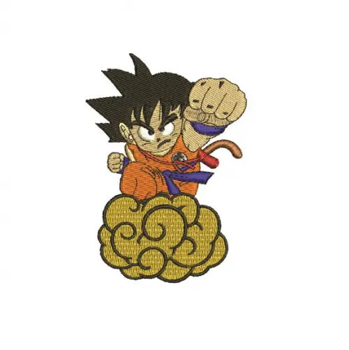 Matriz de Bordado Goku 01