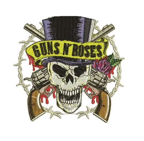 Matriz de Bordado Guns N Roses