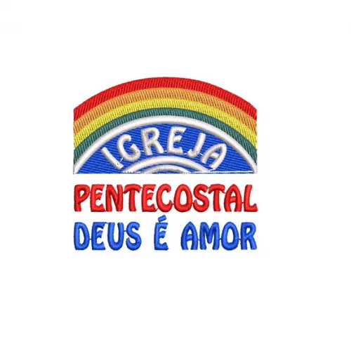 Matriz de Bordado Igreja Pentecostal Deus É Amor