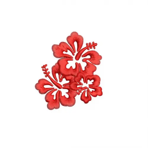 Matriz de Bordado Hibisco Flor