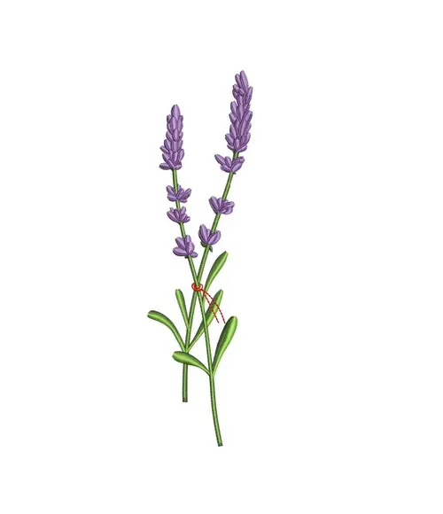 Matriz de Bordado Lavanda 07