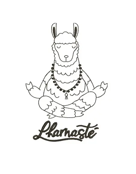 Matriz de Bordado Lhama 05 Lhamasté
