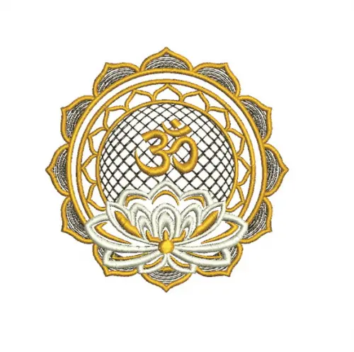 Matriz de Bordado Lotus Mandala