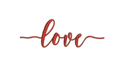 Matriz de Bordado Love 02