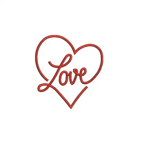 Matriz de Bordado Love 04