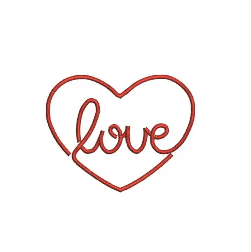 Matriz de Bordado Love 03