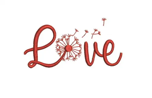 Matriz de Bordado Love 09