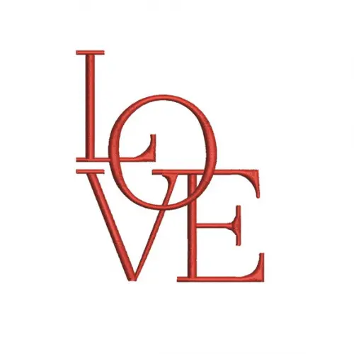 Matriz de Bordado Love 08