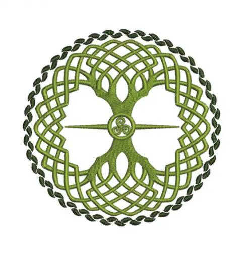 Matriz de Bordado Mandala 02 Arvore