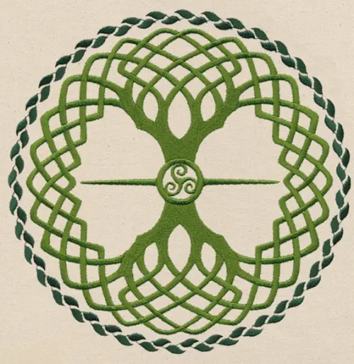 Matriz de Bordado Mandala 02 Arvore