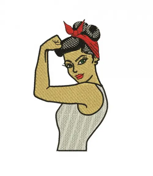 Matriz de Bordado Mulher Forte