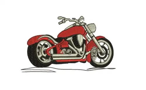 Matriz de Bordado Moto Chopper