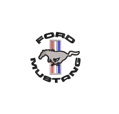 Matriz de Bordado Mustang 02