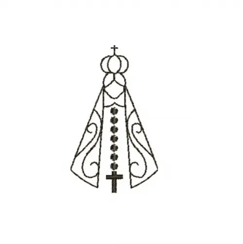 Matriz de Bordado Nossa Senhora Aparecida 01