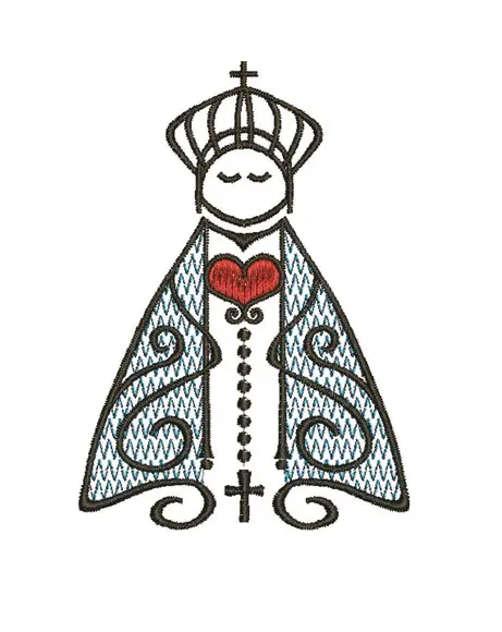 Matriz de Bordado Nossa Senhora Aparecida 03