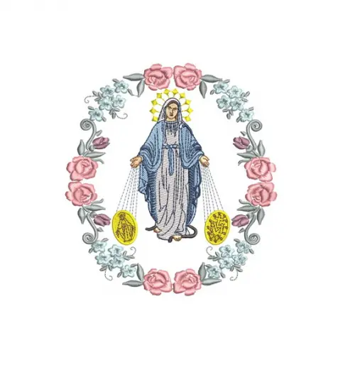 Matriz de Bordado Nossa Senhora das Graças 03