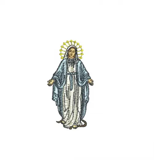 Matriz de Bordado Nossa Senhora das Graças para Mascaras