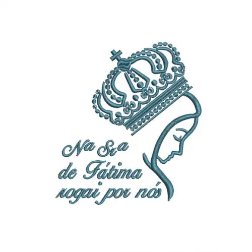 Matriz de Bordado Nossa Senhora de Fatima 04