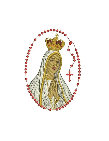 Matriz de Bordado Nossa Senhora de Fatima 01